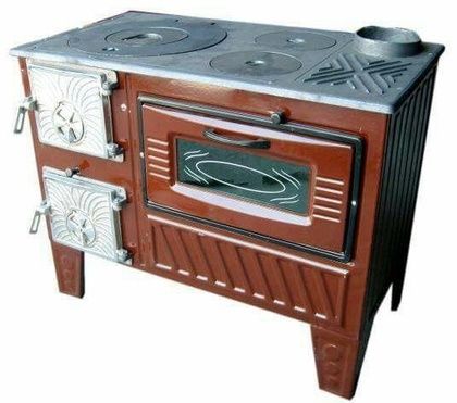 Отопительно-варочная печь МастерПечь ПВ-03 с духовым шкафом, 7.5 кВт в Магнитогорске