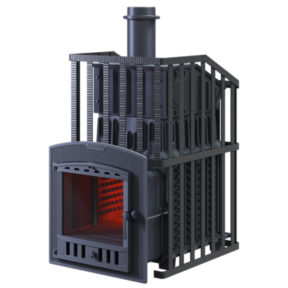 Дровяная печь-каменка Гефест Гром Ураган 30 (П2) в Магнитогорске