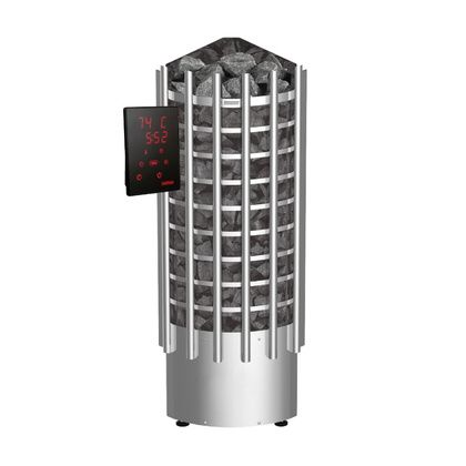 Электрокаменка для сауны Harvia Glow Corner TRC90XE c цифровой панелью управления в Магнитогорске
