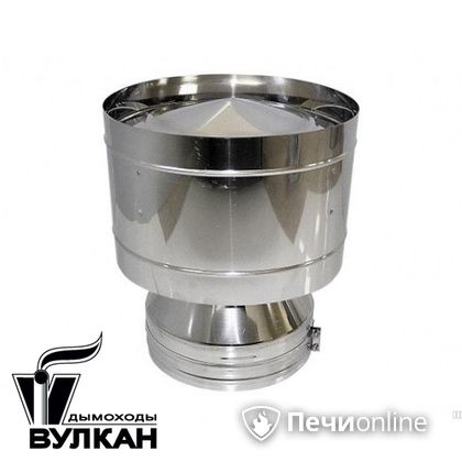 Дефлектор Вулкан DDH с изоляцией 50 мм D=200/300 нержавейка/нержавейка в Магнитогорске